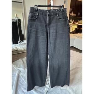 BODEN wide Leg Jeans Black Sz 8